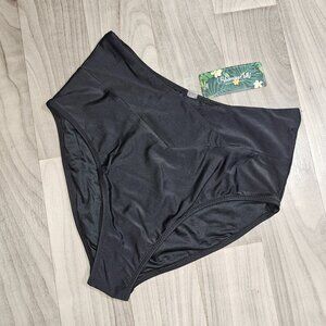 Blooming Jelly Black Bikini Bottoms Size M